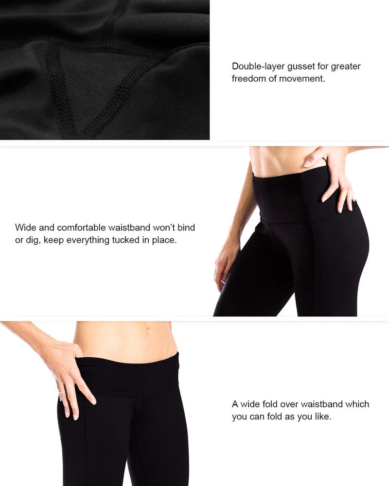 Yogipace Women's Tall High Waisted Extra Long Yoga Leggings,Ankle Length Workout Pants,31",Black,Size XL - Image 4